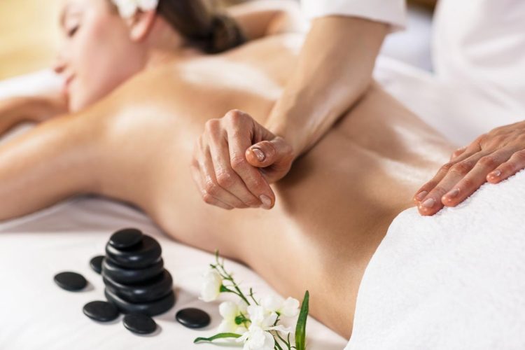 Hot stone massage service in Abu Dhabi 